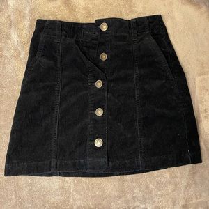 Forever 21 Black Suede Skirt